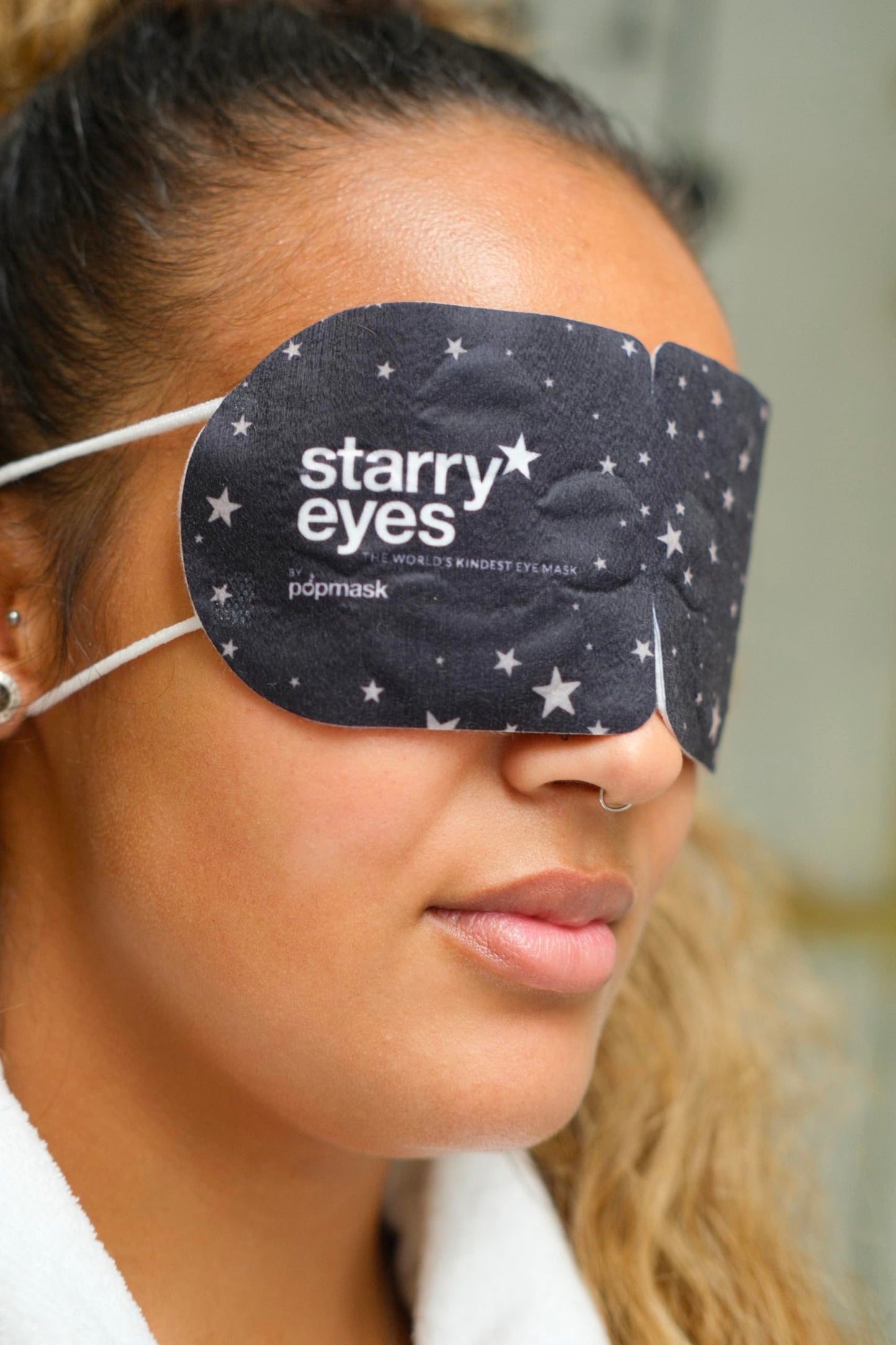 POPBAND Popmask Starry Eyes Self-Heating Eye Masks, Fragrance Free, Natural Heat Relief for Migraines, Headaches, Allergies, and Dry Eyes, 3 Individually Packaged Eye Masks