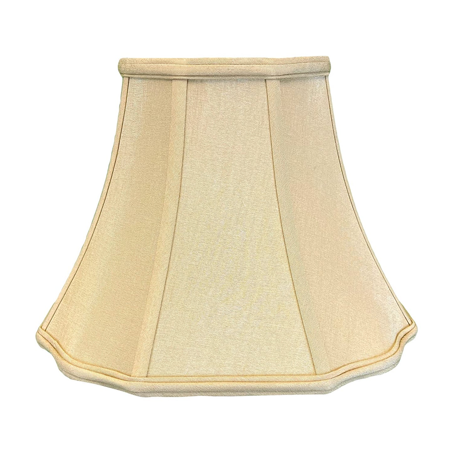 Royal Designs, Inc. Flare Bottom Lamp Shade 9 x 16 x 12 Antique Gold Model BSO-701-16AGL-2, 2-Pack