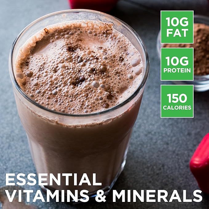 Keto Science Plant Based Protein, Keto Meal Shake, Rich in Vitamins & Minerals, Complete Meal Replacement, Pea Protein for Women & Men, Chocolate Cream, 14 Servings