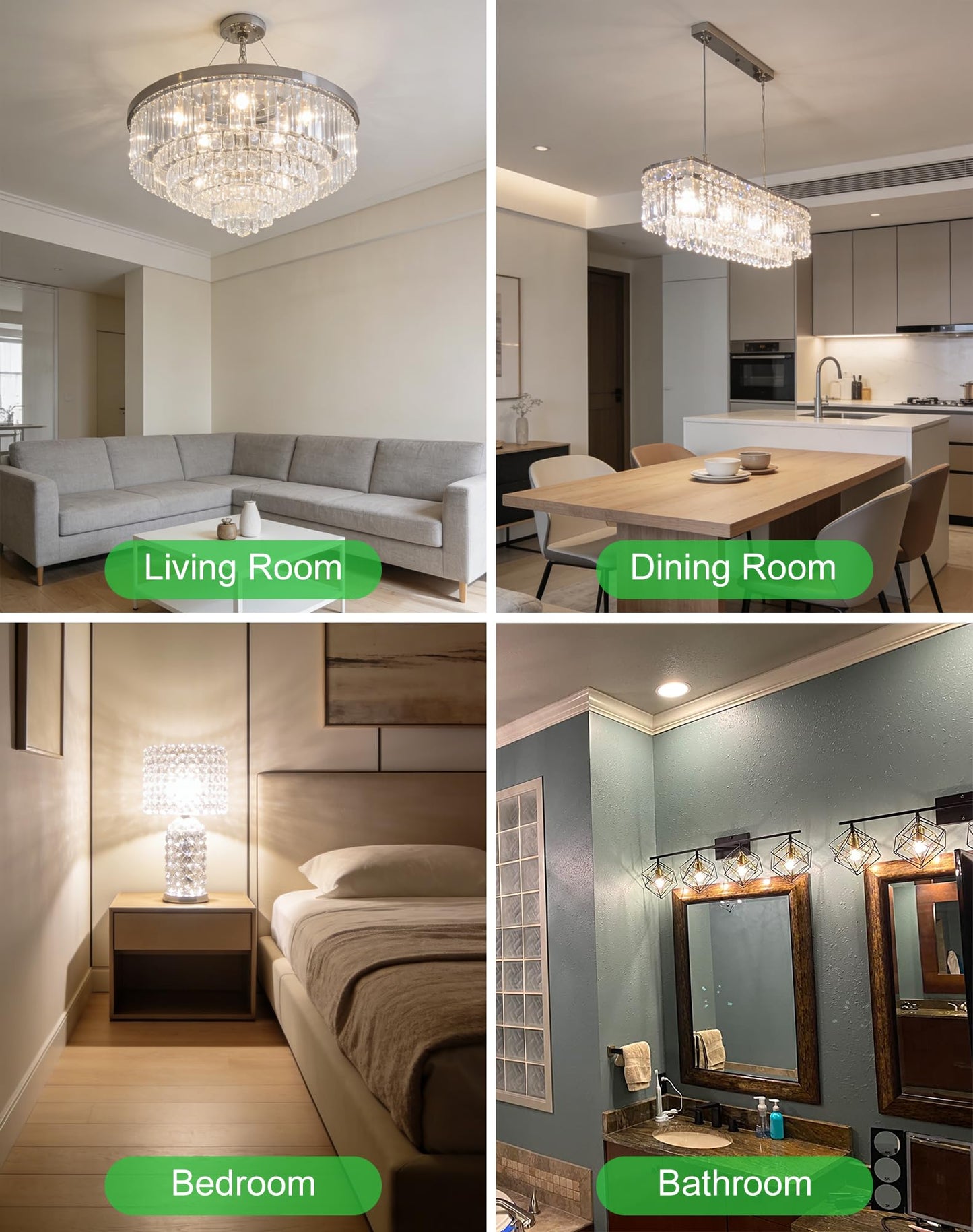BAOMING G9 LED Bulb Dimmable 4W (40W Equivalent) - 4000K Neutral White, No Flicker, 450LM, Ceramic Base - Great for Office, Reading, Kitchen, Desk Lamp - 5 Pack