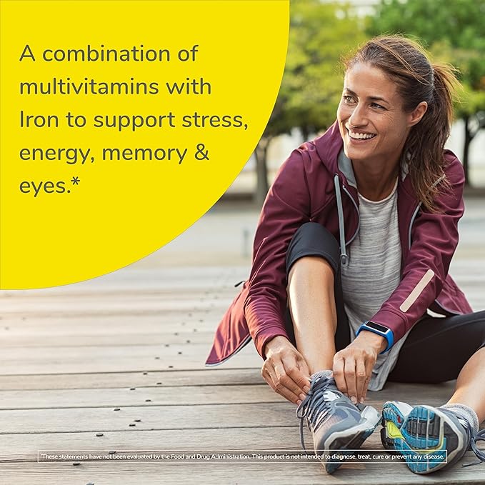 Twinlab Daily One Caps with Iron - Nutritional Supplement with Iron, Zinc, B Vitamins, and More - 60 Capsules