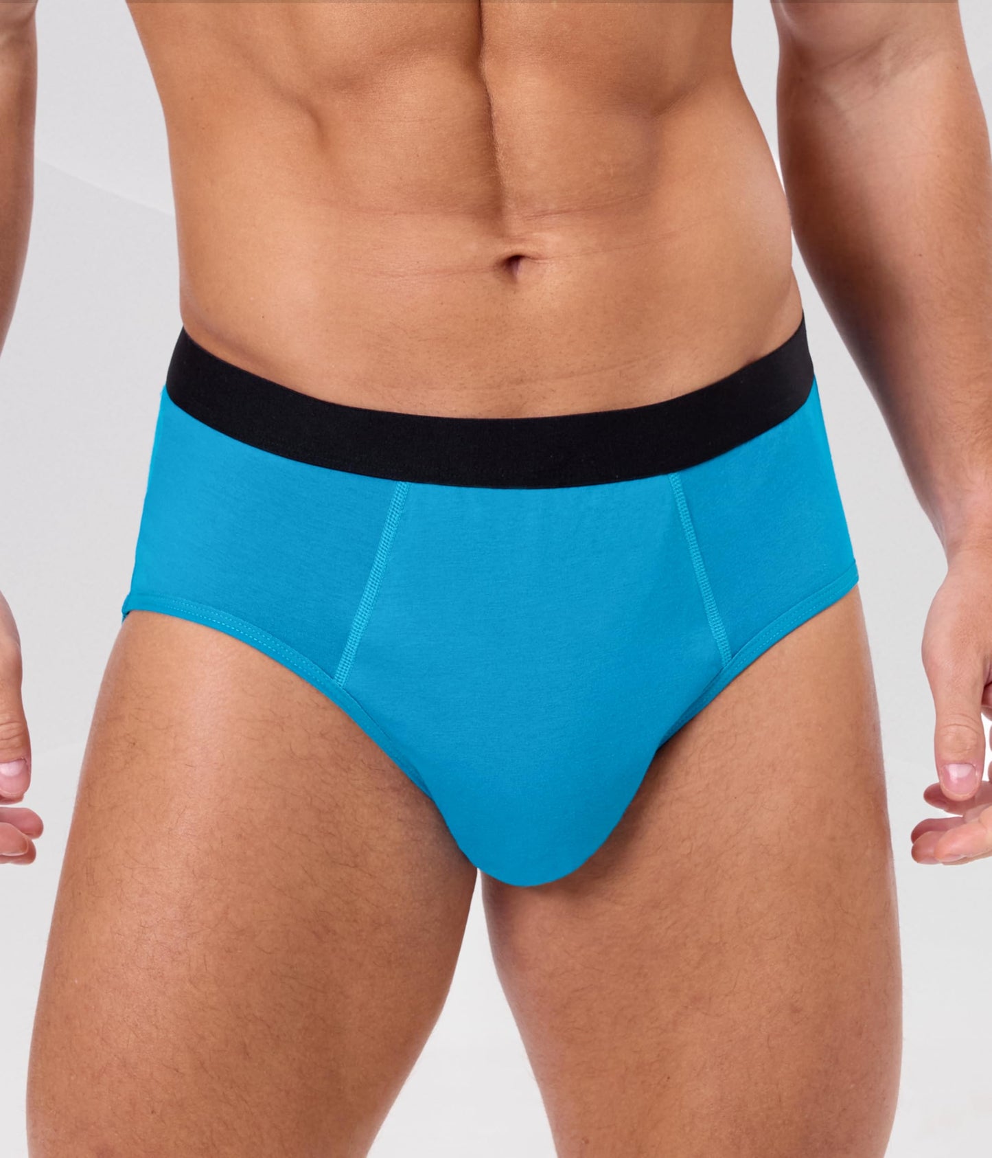 SUNCHIRI Incontinence Underwear for Men, 150ML Absorbent Washable Protective Leak Proof Reusable, Briefs 3 Pack (Multicolor01, Medium)