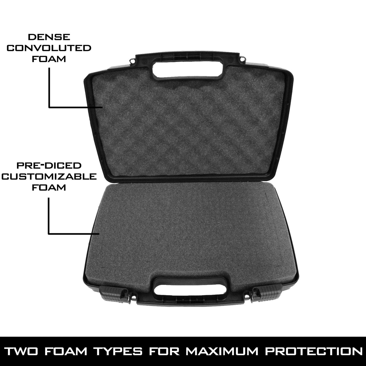 Casematix Travel Case Compatible With Zoom H8 Handy Recorder Or Zoom R4 Multitrak 32 Bit Float Recorder - Hard Shell Carrier For