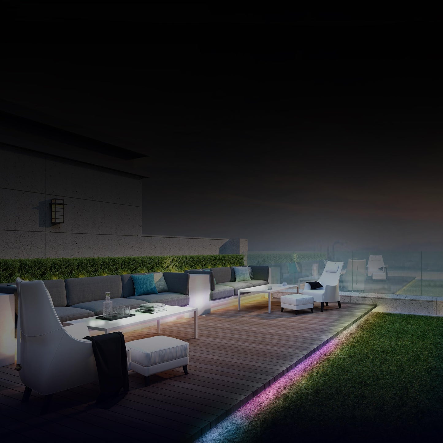 Feit Electric 10ft Outdoor Neon Flex Light, Dimmable, RGB + Tunable White, Bendable, Model NF10/CHASE