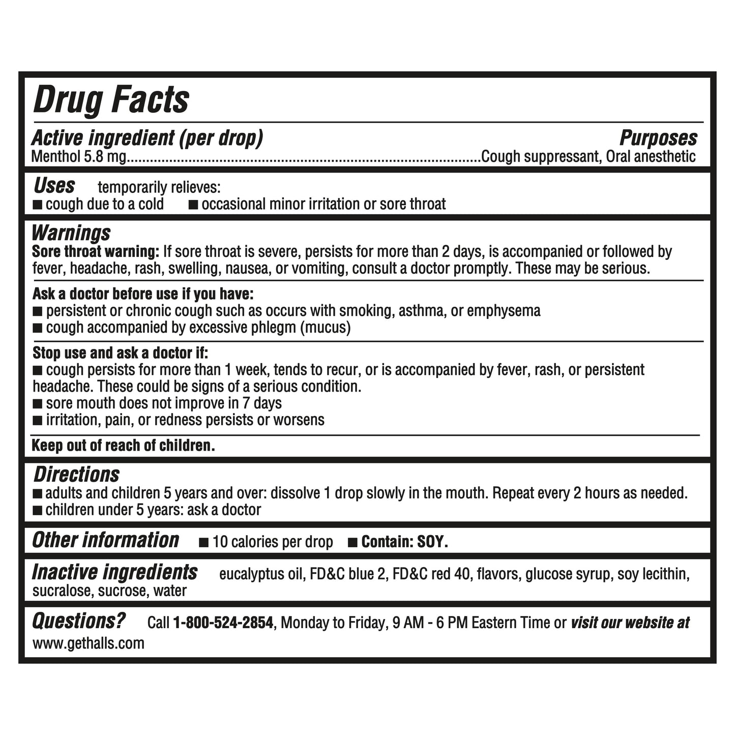 Halls Relief Cherry Cough Drops, Value Pack, 140 Drops (Pack of 2)
