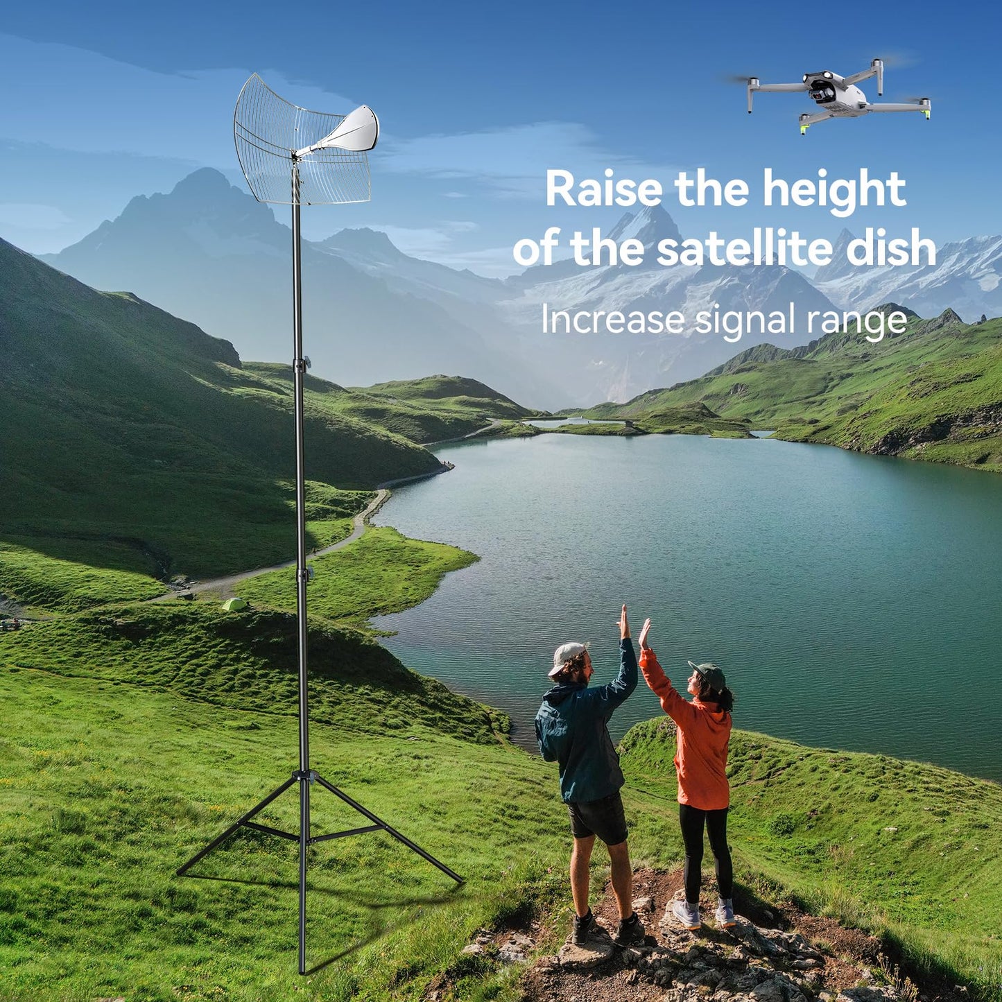 Cisian 13ft Heavy Duty Light Stand Photography Tripod,160inch/4M Light Stand Photography High Sports Tripod with 1/4” Screw for Studio LED Light,DSLR Camera,Sports Camera Professional