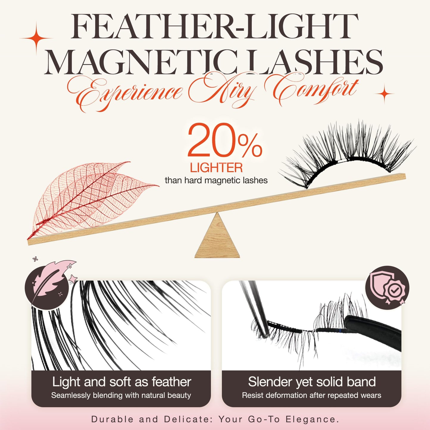 LASHVIEW Upgrade Magnetic Eyelashes with Applicator,Reusable Soft Natural Look, No Glue Needed Magnetic Eyelashes Lashes Kit,Eas