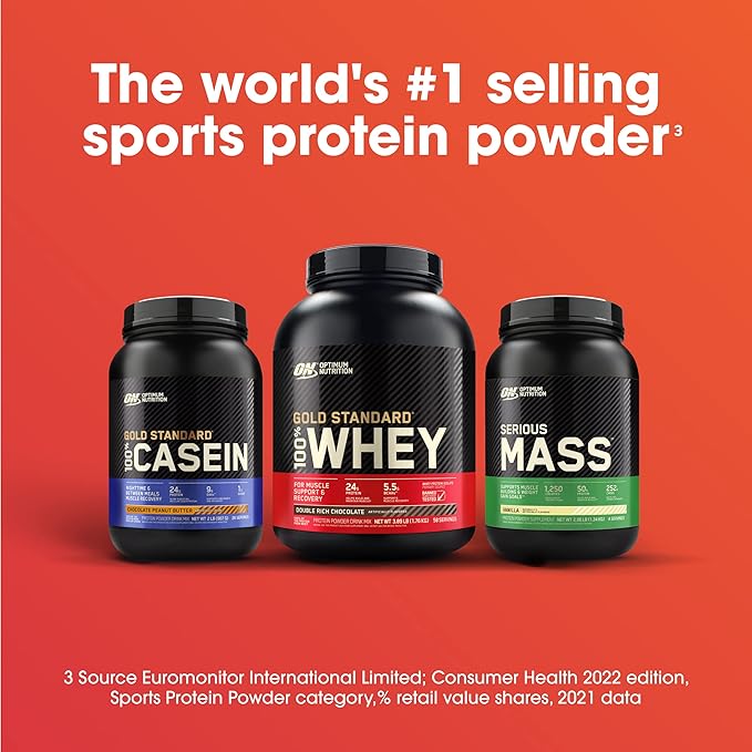 Optimum Nutrition Serious Mass, Weight Gainer Protein Powder, Mass Gainer, Vitamin C and Zinc for Immune Support, Creatine, Chocolate, 6 Pound (Packaging May Vary)