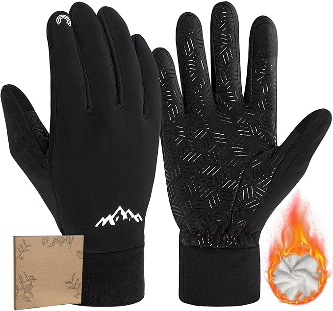RIGWARL Winter Gloves Men Women Warm Gloves for Cold Weather Touch Screen Windproof Glove for Running Driving Cycling Hiki...