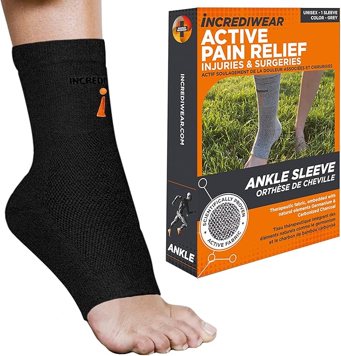 Incrediwear Ankle Sleeve – Ankle Brace for Joint Pain Relief, Sprained Ankle Support, Arthritis, Inflammation Relief, and ...