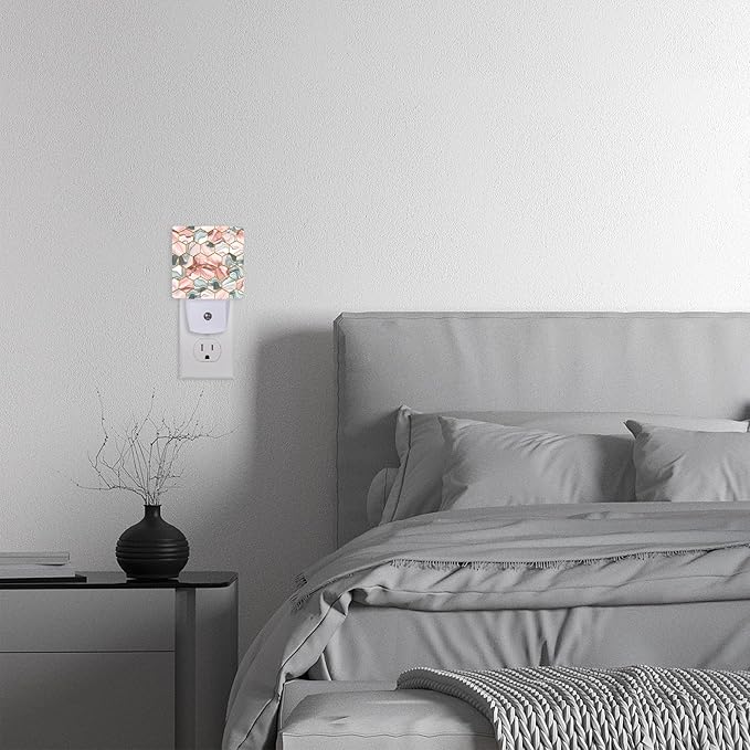 Night Light,Hexagon Golden Gray Red Marble Night Lights Plug into Wall for Boys Girls Bedroom Decorative Half Round Nightlight Led Lamp 0.5W Sleep Friendly