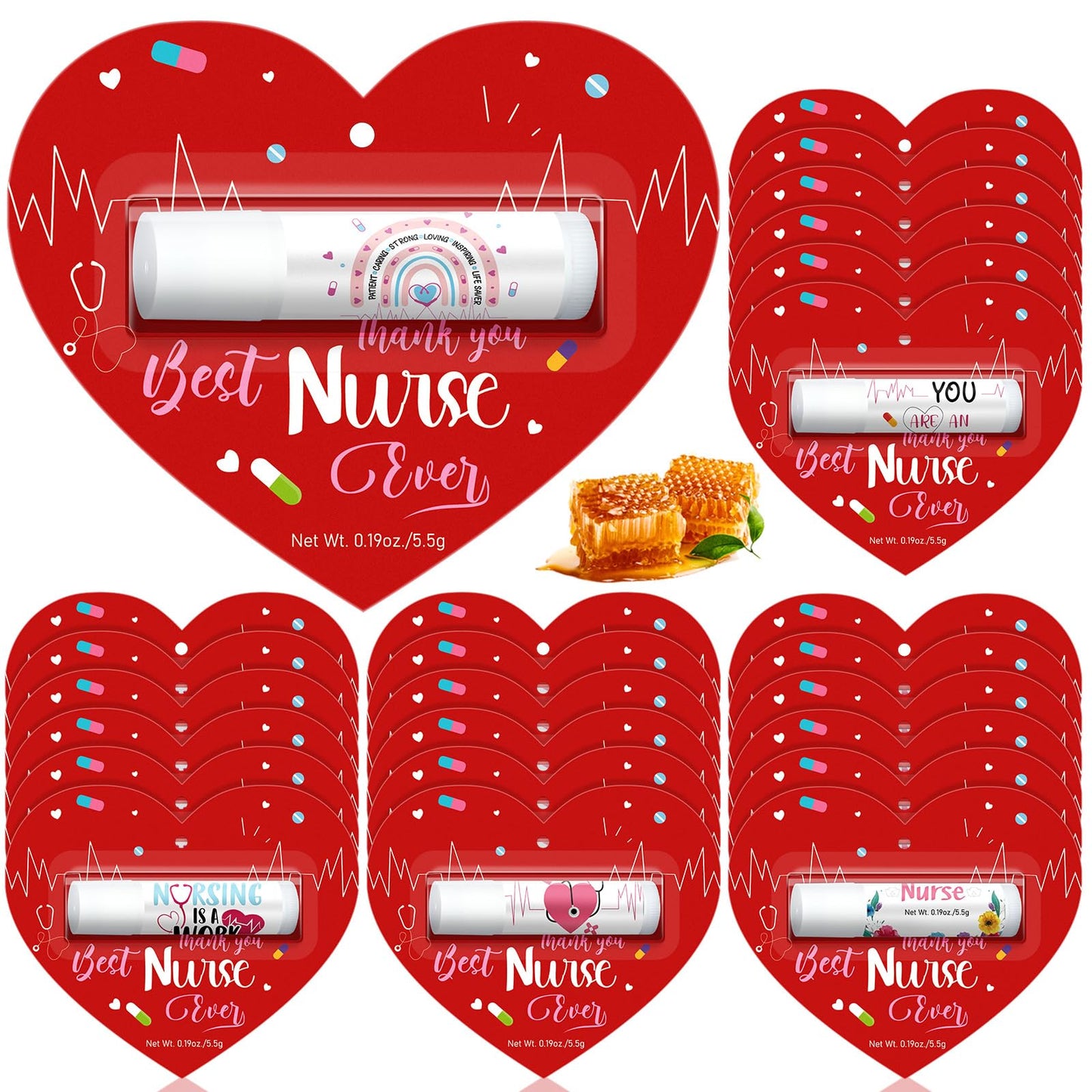 15 Pack Nurses Appreciation Gifts Bulk Lip Balms Christmas Hospital Staff Team Thank You Gifts Best Nurse Ever Fall Thanksgiving