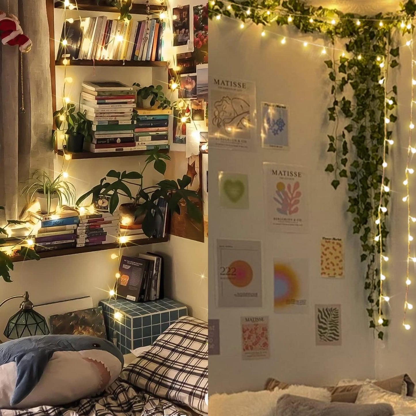 suddus Globe String Lights, 50 LED Warm White Fairy Lights for Indoor/Outdoor Use, Perfect for Christmas, Parties, Bedroom, and Garden