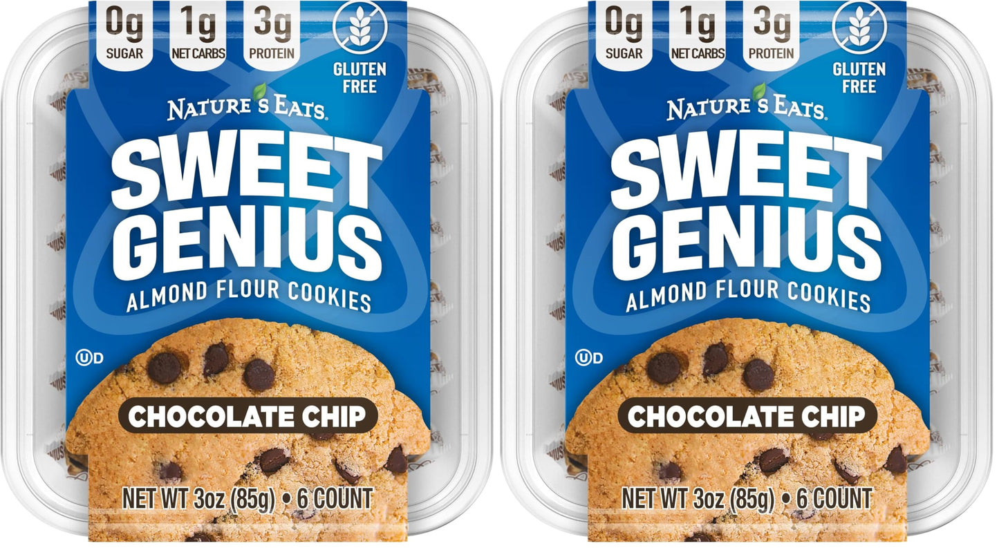 Almond Flour Cookies Chocolate Chip (Pack of 2)