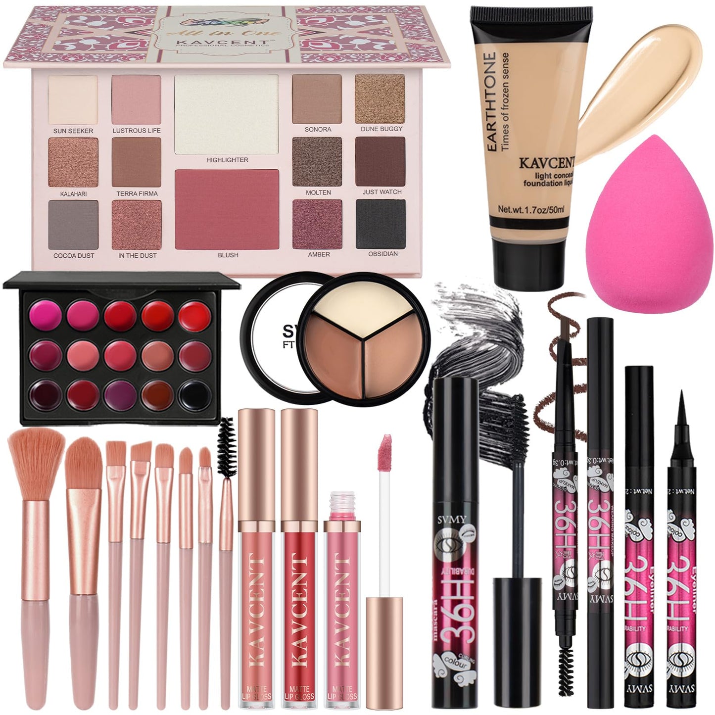 Makeup Set for Teens Women Makeup Kit for Women full Kit Makeup Gift Set for Teen Girls Christmas Eyeshadow Palette Teenagers Ma