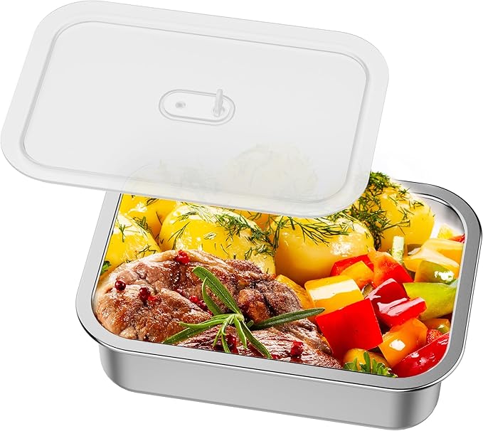 Cordless Electric Lunch Box 1100ML Stainless Steel Container