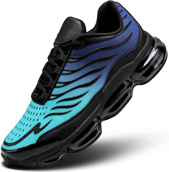 Socviis Mens Air Running Shoes Non Slip Workout Casual Sport Walking Shoes Basketball Sneakers Fashion Tennis Fitness Trai...