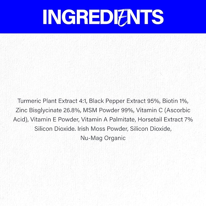Scotch Porter Superfood Supplement | Beard, Hair, Skin and Immune Support | Formulated with Non-Toxic Ingredients, Free of Parabens, Sulfates & Silicones | 30 Capsules – 3 Pack