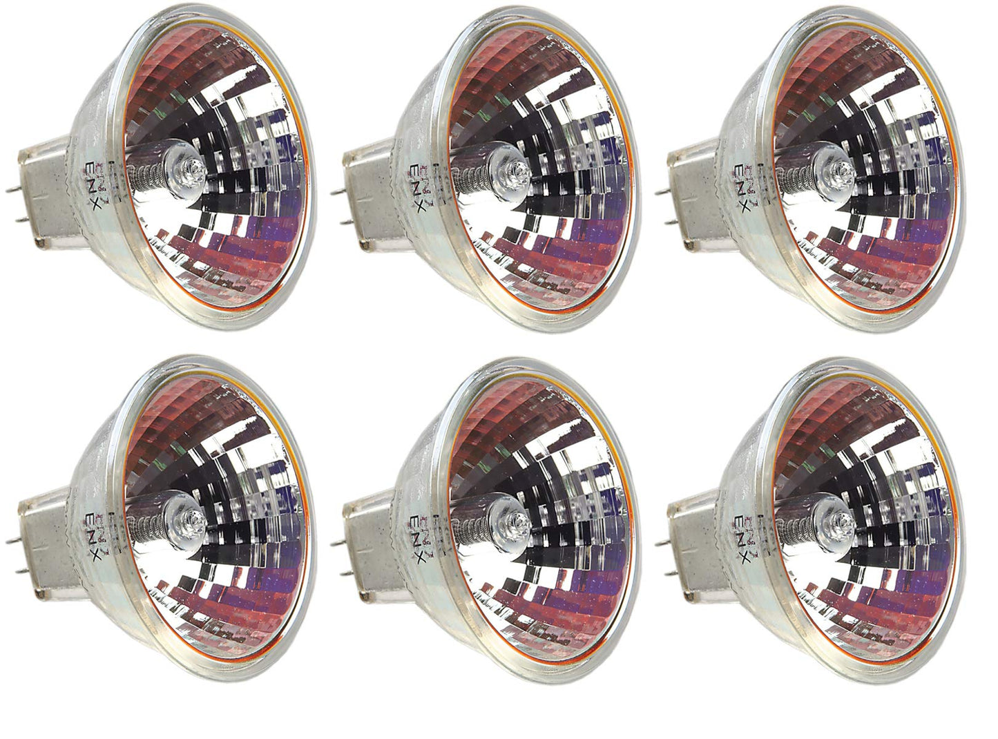Eiko Enx Dichroic Reflector Light Bulb (Pack Of 6)  82V  360 Watts  4.39 Amps  Gy5.3 Base  Mr16 Bulb  Cc-8 Filament  1.75 Mol  2 Mod  75 Rated Life