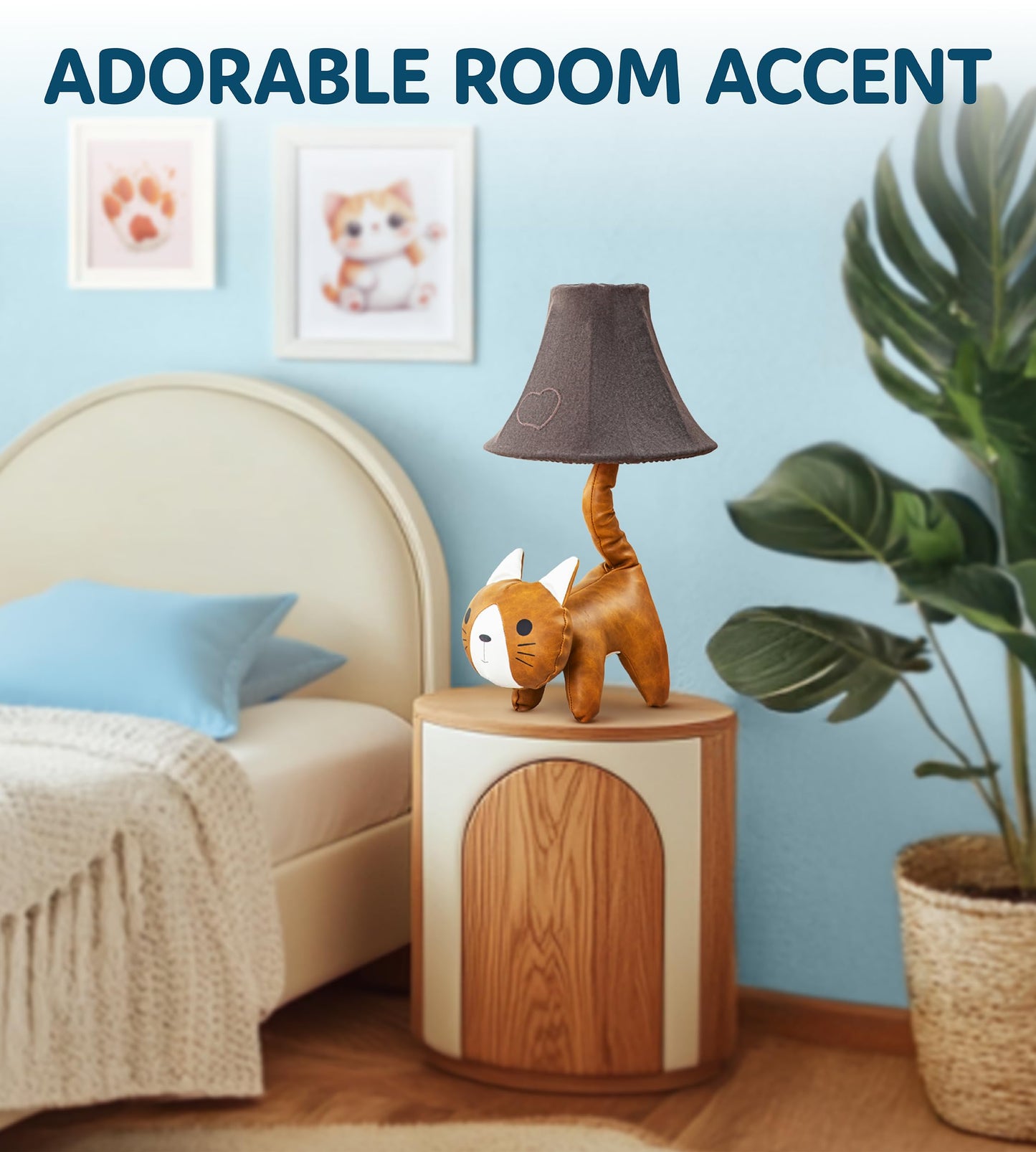Cat Lamp For Girls Bedroom - 20  Animal Lamp For Kids Room - Cute Christmas Gifts  Birthday Gifts For All Ages: Toddler Boys  Children  Grandkids 3 4 5 And Up Years Old  Sister  Brother  Sibling