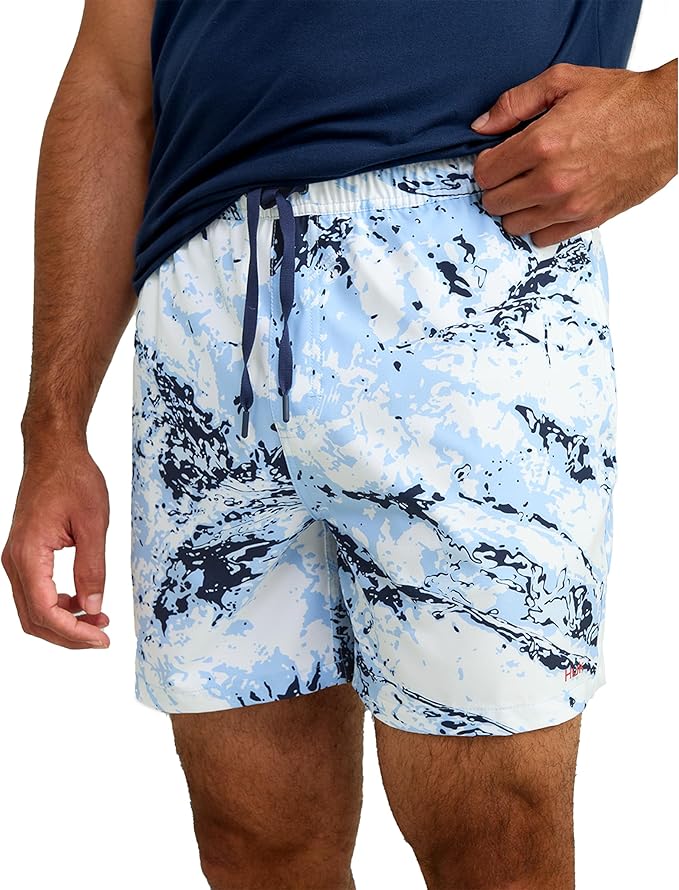 HUK Mens Pursuit Volley Pattern Short, Quick-Dry Shorts for Men