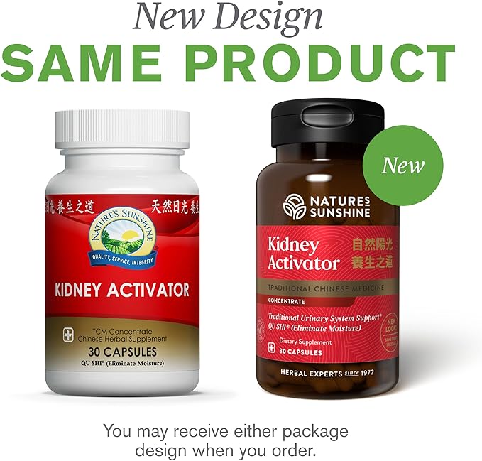 Nature's Sunshine Kidney Activator TCM Concentrate, 30 Capsules | Natural Chinese Kidney Supplement Contains Herbs to Support and Enhance Kidney Function and Urine Flow