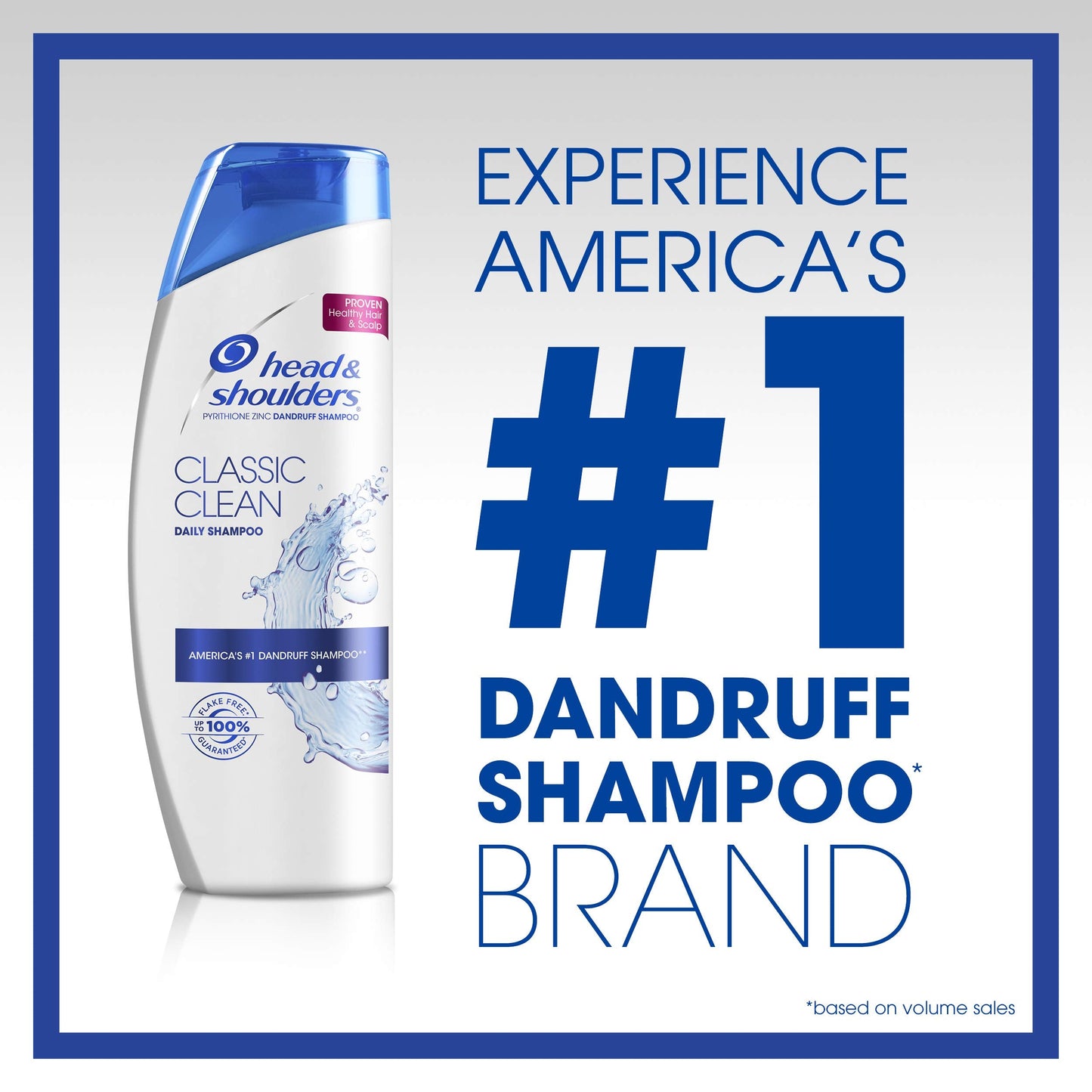 Head and Shoulders Classic Clean Anti-Dandruff Shampoo 23.7 Fl Oz (Pack of 2)