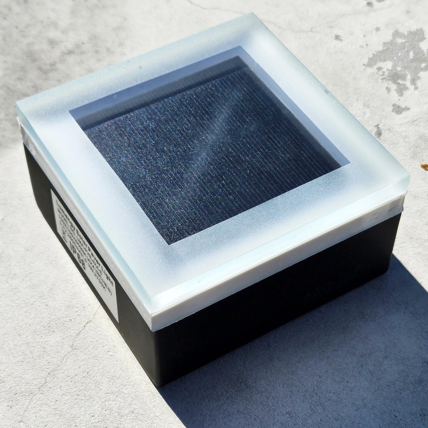 Lumengy Solar Paver Light 4?4 Inch (3.93 X 3.93)  Up To 12 Hours Continues Lighting  Stainless Steel  Glare-Free Lighting For Driveways & Garden  2700K Warm White  Waterproof & Drive-Over Rated. Ver 2