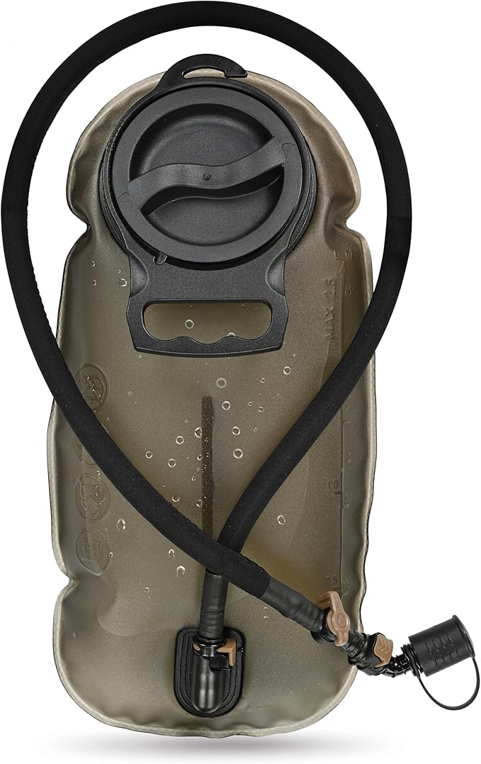 MARCHWAY 2L/2.5L/3L TPU Hydration Bladder, Ultra Durable Water Reservoir Bag with Insulated Tube for Hydration Pack for Cy...