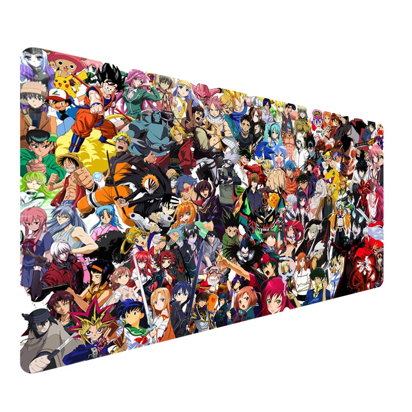 KINPLE Extended Large Gaming Mouse Pad, Full Desk Keyboard Mouse Pad, XXL Bigmouse Pad with Anime, Waterproof and Anti-Skid for Office Desk Decor (31.5×11.8×0.1 inch)