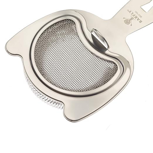 Barfly Fine Mesh Spring Strainer, Stainless Steel
