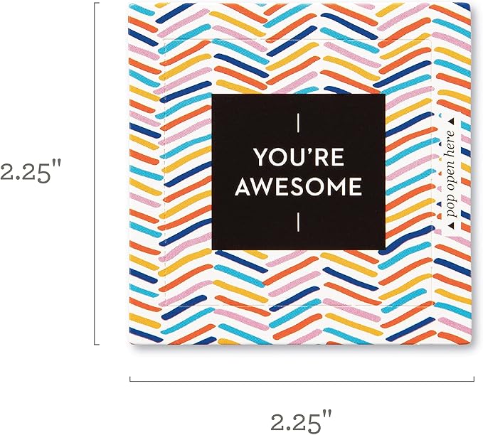 Compendium ThoughtFulls Pop-Open Cards — 3-Pack of You're Awesome, Smile, Be Happy — 90 Pop-Open Cards, Each with a Different Message Inside