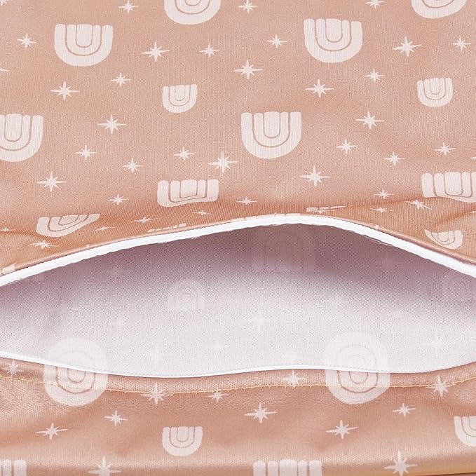 HappyFlute 2pcs Wet Bag Waterproof Bag Set-Cactus and Animal Pattern Wet Bag for Towels,Diaper Bag,Swim Bag,Beach Bag,Gym Bag,Wet/Dry Bag,Wet Clothes Bag,Wet Swimsuit Bag,10.2x14.4 inches.(Giraffe)