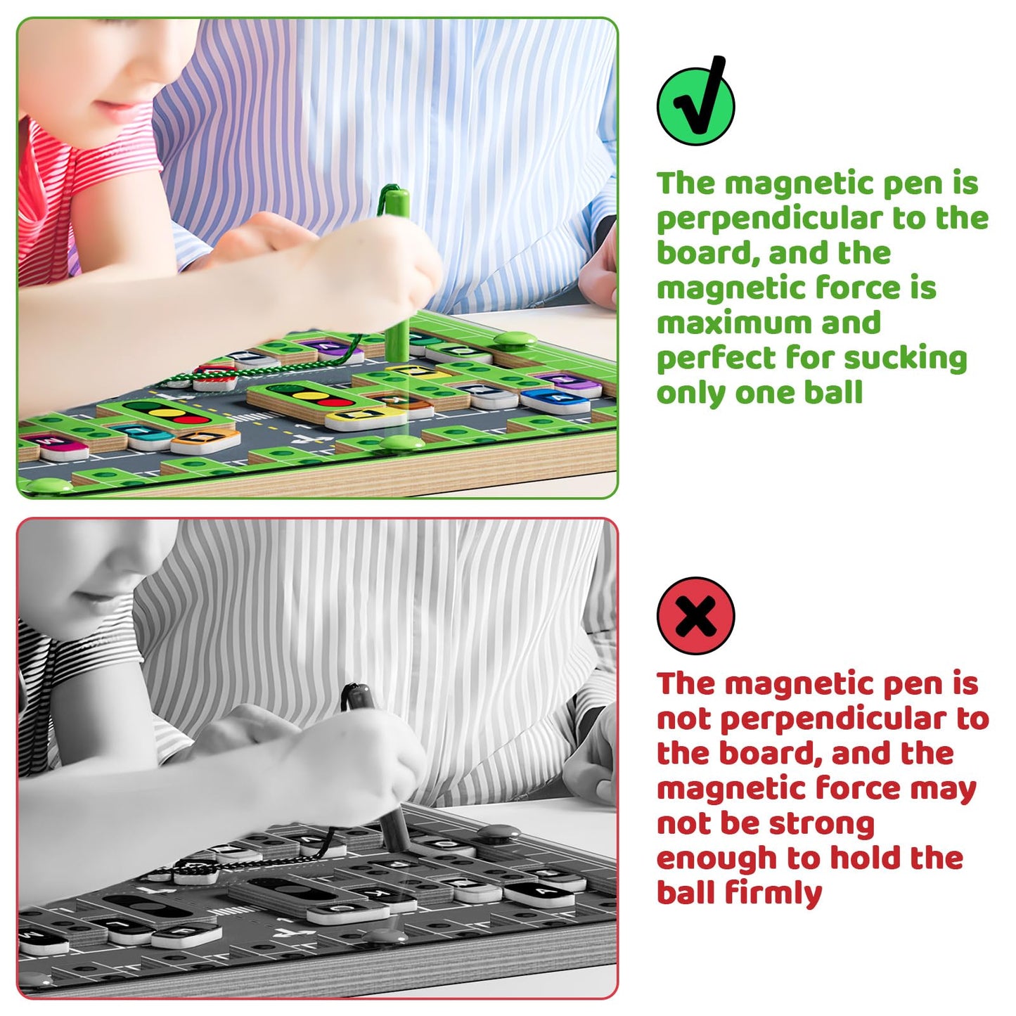 zhiwuzhu Magnetic Alphabet Maze,Montessori Toys,Alphabet Puzzle Toddler Toys for Ages 2-4,Sensory Toys Fine Motor Skills,Birthday Gifts for Kids