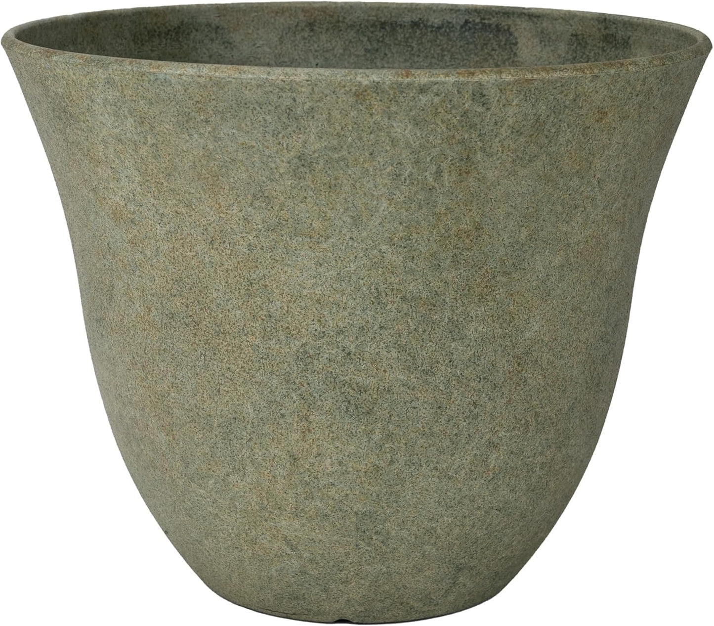 Classic Home and Garden Honeysuckle Resin Planters - Lightweight Indoor & Outdoor Plant Pots - UV-Resistant Plastic Flower Pots - Pot Planters for Flowers & Herbs (13" Fossil)
