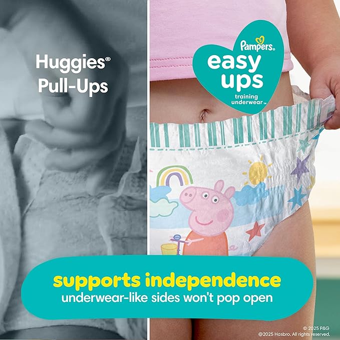 Pampers Training Pants - Easy Ups Girls & Boys - Size 5T-6T, 46 Count, My Little Pony Potty Underwear (Packaging May Vary)