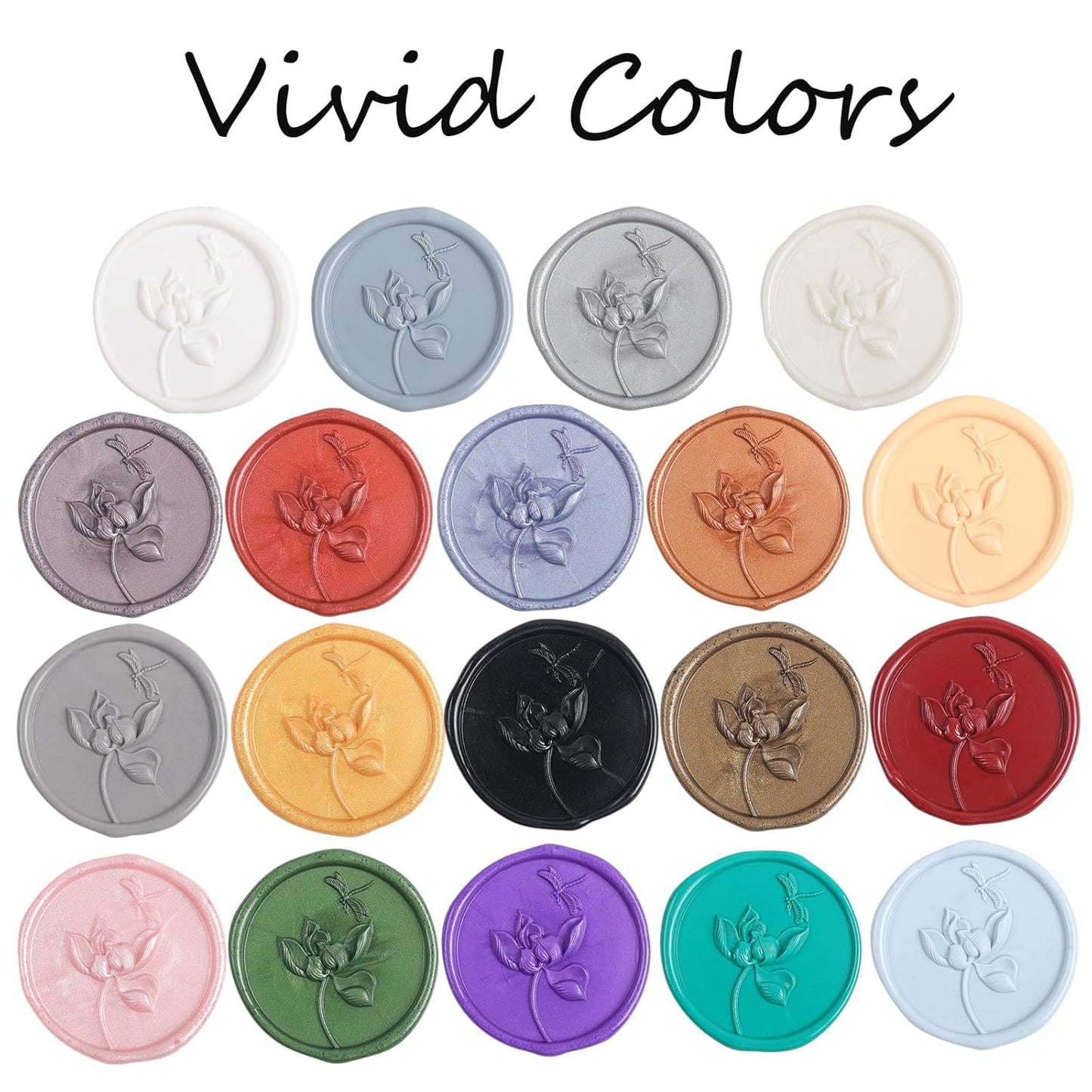 52pcs Pearl White Sealing Wax Sticks for Glue Gun, Seal Stamp, Envelope Letter, Wedding Invitation Craft Adhesive - Mini Size, Great Gift Ideas