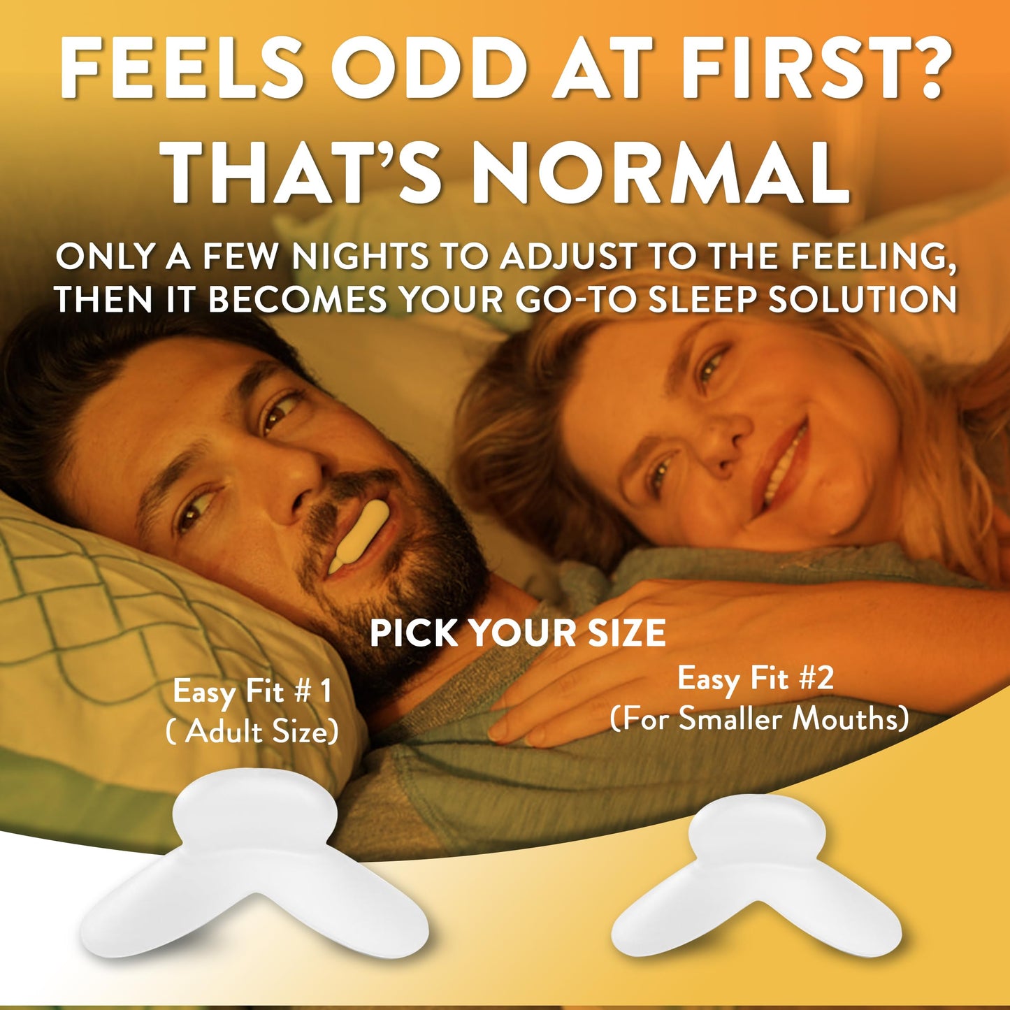 Good Morning Snore Solution Mouth Guard Anti Snoring Devices for Smaller Mouths - FDA Cleared Snoring Aid for Young Adults - Made in USA