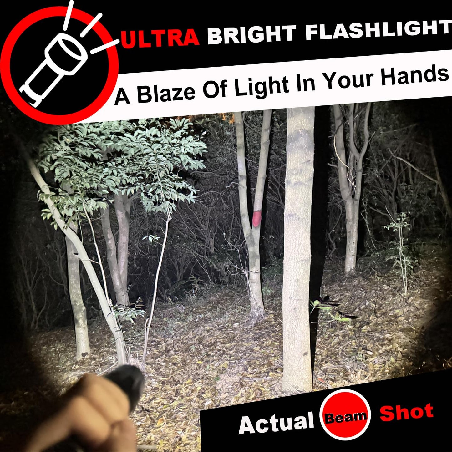 HinsGEAR LED Tactical Flashlight 2 Pack, High Lumens, Zoomable, Water Resistant, Aluminum, Turquoise, Model SL-2000