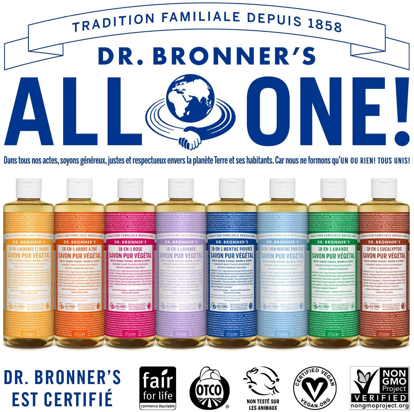 Dr. Bronner's Soap Liq Cstle Baby Unscented