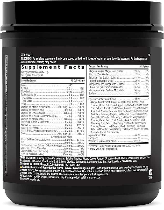 GNC Mega Men Multi Powder Chocolate
