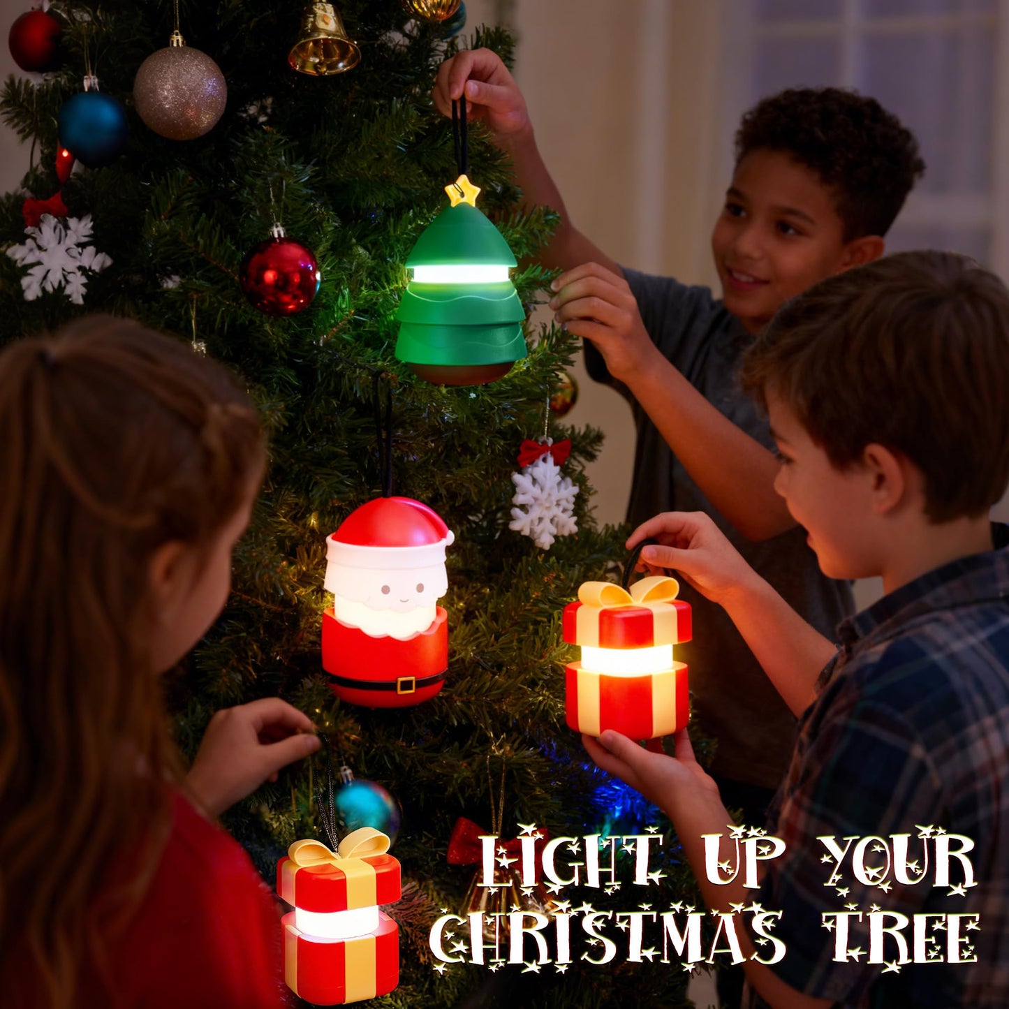 Christmas Gift Everbrite Christmas Gift Box Lantern 3 Pack  5 Light Modes Holiday Decoration Presents For Women And Men  Aaa Batteries Contained Stocking Stuffers  Christmas Lights Indoor & Outdoor