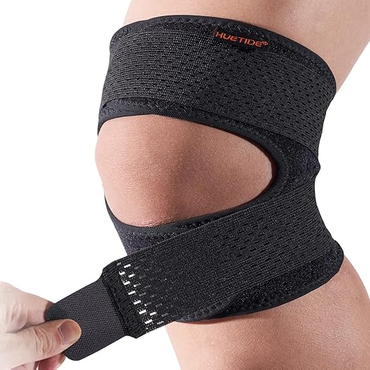 Plus Size Knee Brace for Knee Pain Women and Men Patellar Tendon Support Strap,Adjustable Extra Large Knee Support Stabili...