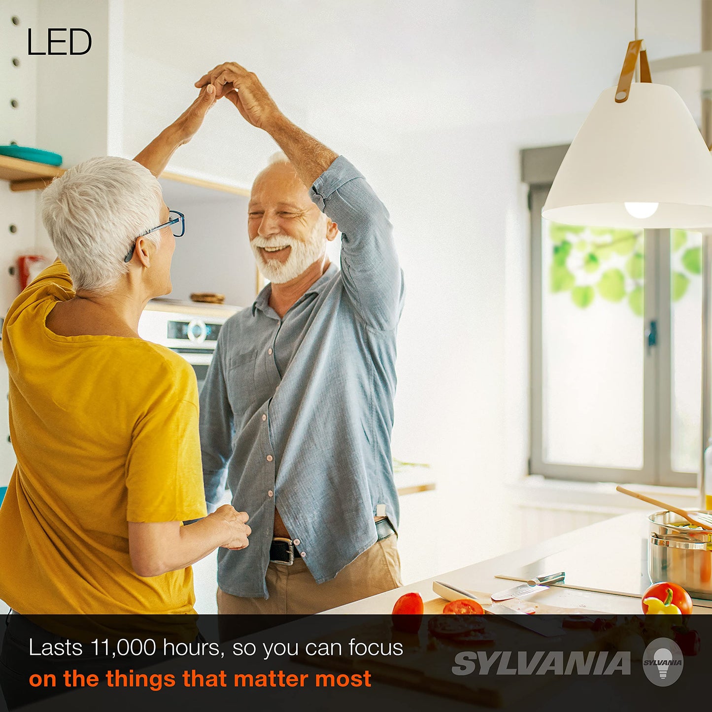 Ledvance Sylvania Led A19 Light Bulb, 60W Equivalent, Soft White, 8.5W, 4 Pack, Medium Base, Model 73888