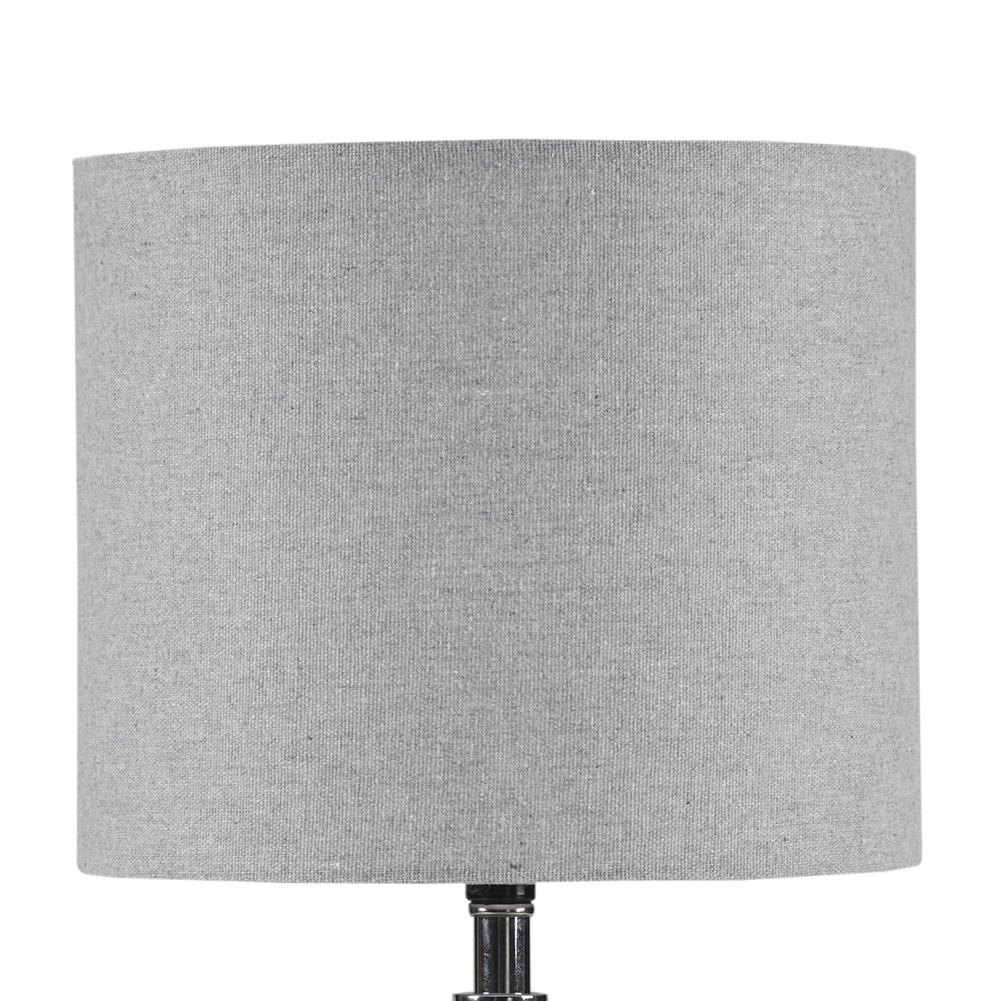 510 Design Nicolo Table Lamp, 2-Tone Ceramic & Woodgrain, 17.35 H, Grey, Nightstand/Desk Lamp, Model 5Ds153-0037
