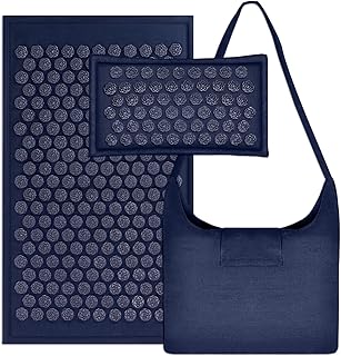 LadyRosian Acupressure Set for Back and Neck Pain Relief, Muscle Relaxation Stress Relief Acupressure Mat and Pillow Set w...