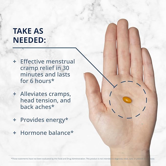 Metagenics HerWellness Rapid Period Relief + HerWellness Recharge Overnight - Quality Herbal Supplement to Support Menstrual Cramps, Back Soreness, Head Tension, & Fatigue - Includes Turmeric & Boswel