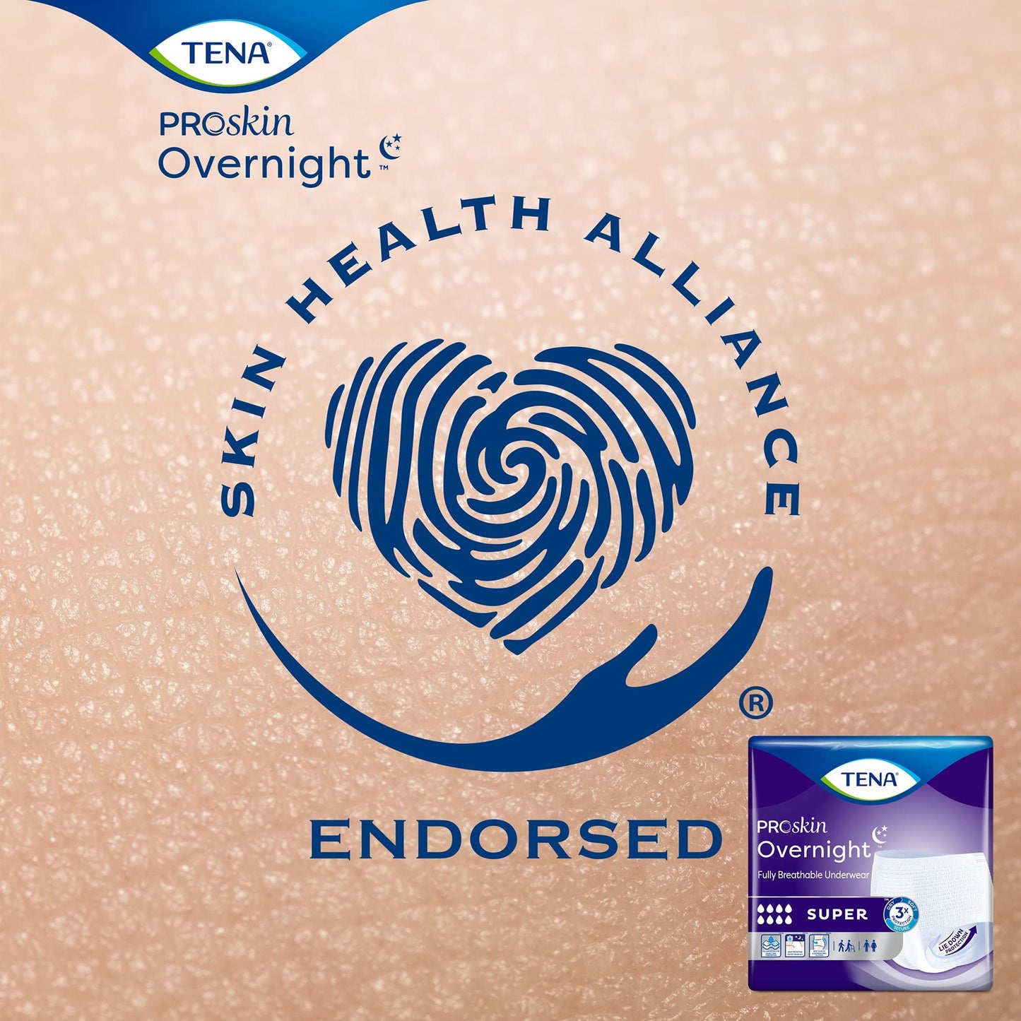 TENA ProSkin Overnight Super Disposable Underwear Pull On with Tear Away Seams Large, 72325, 56 Ct