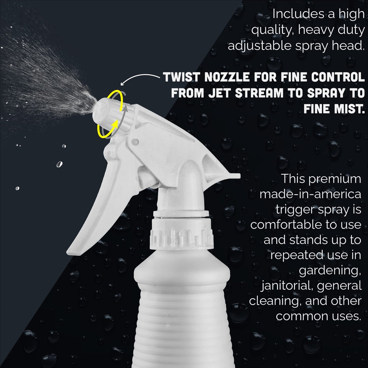 MaxTite 99.9% Isopropyl Alcohol (1 Gallon (4 Pack, 32 fl oz) - Comes with Heavy-Duty Spray Nozzle - Made in USA