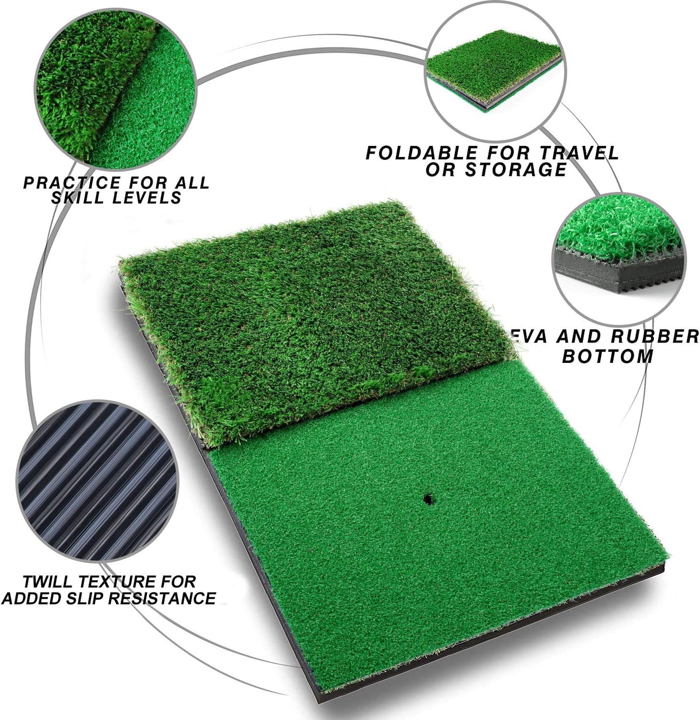 Pop Up Golf Chipping Net - Indoor/Outdoor Golfing Target Accessories for Backyard Accuracy and Swing Practice - Gifts for Men, Dad, Husband, Women, Kid, Golfers